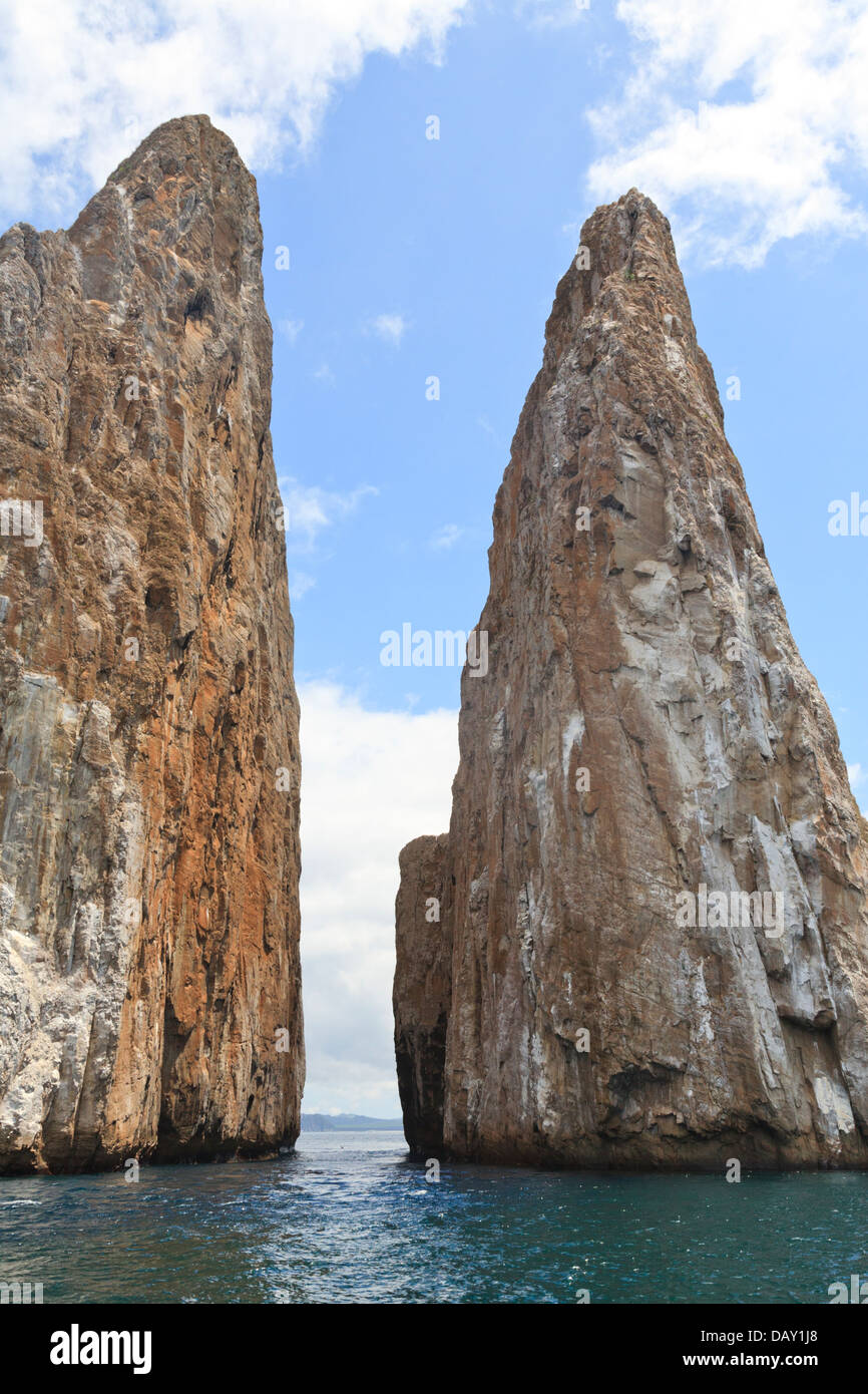 Kicker Rock, Leon Dormido, San Cristobal Island, Isole Galapagos, Ecuador Foto Stock
