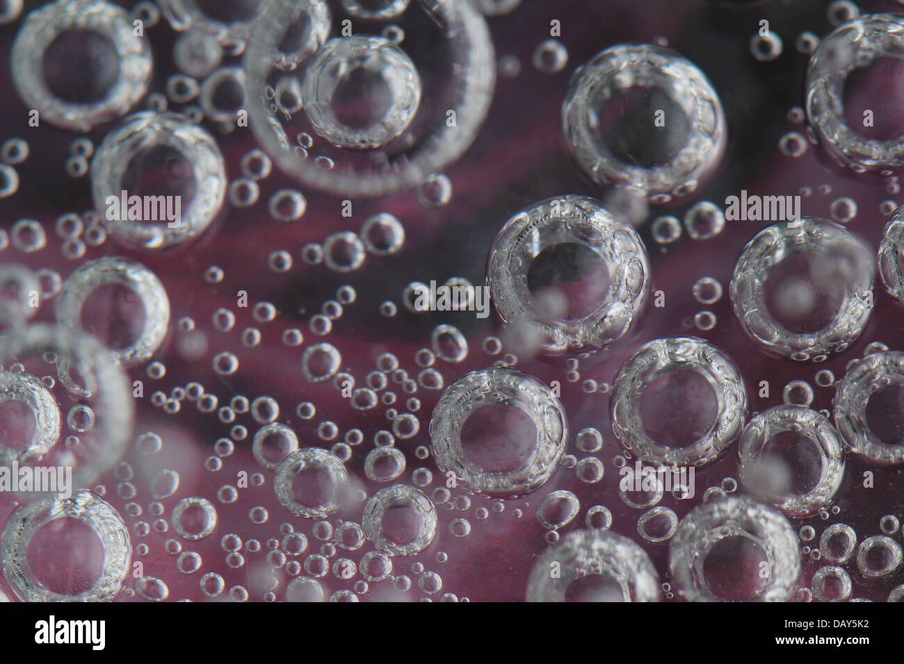 Bolle viola! Foto Stock