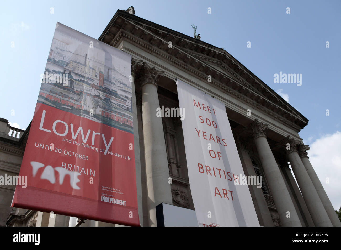 La Tate Britain Gallery di Londra, Inghilterra. Foto Stock