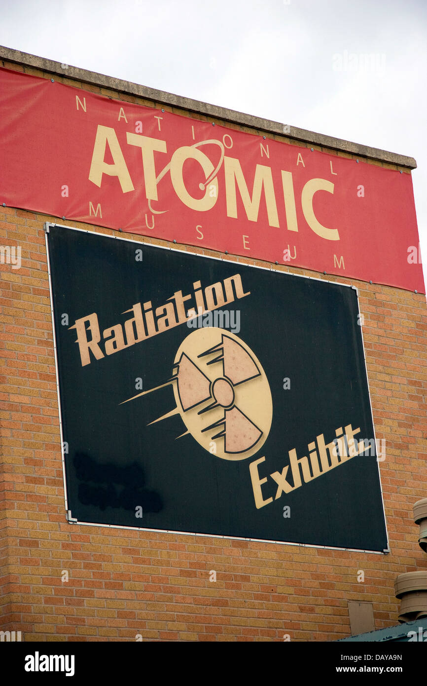 Nazionale Museo atomica, radiazione presentano di Albuquerque, Nuovo Messico, Stati Uniti d'America Foto Stock