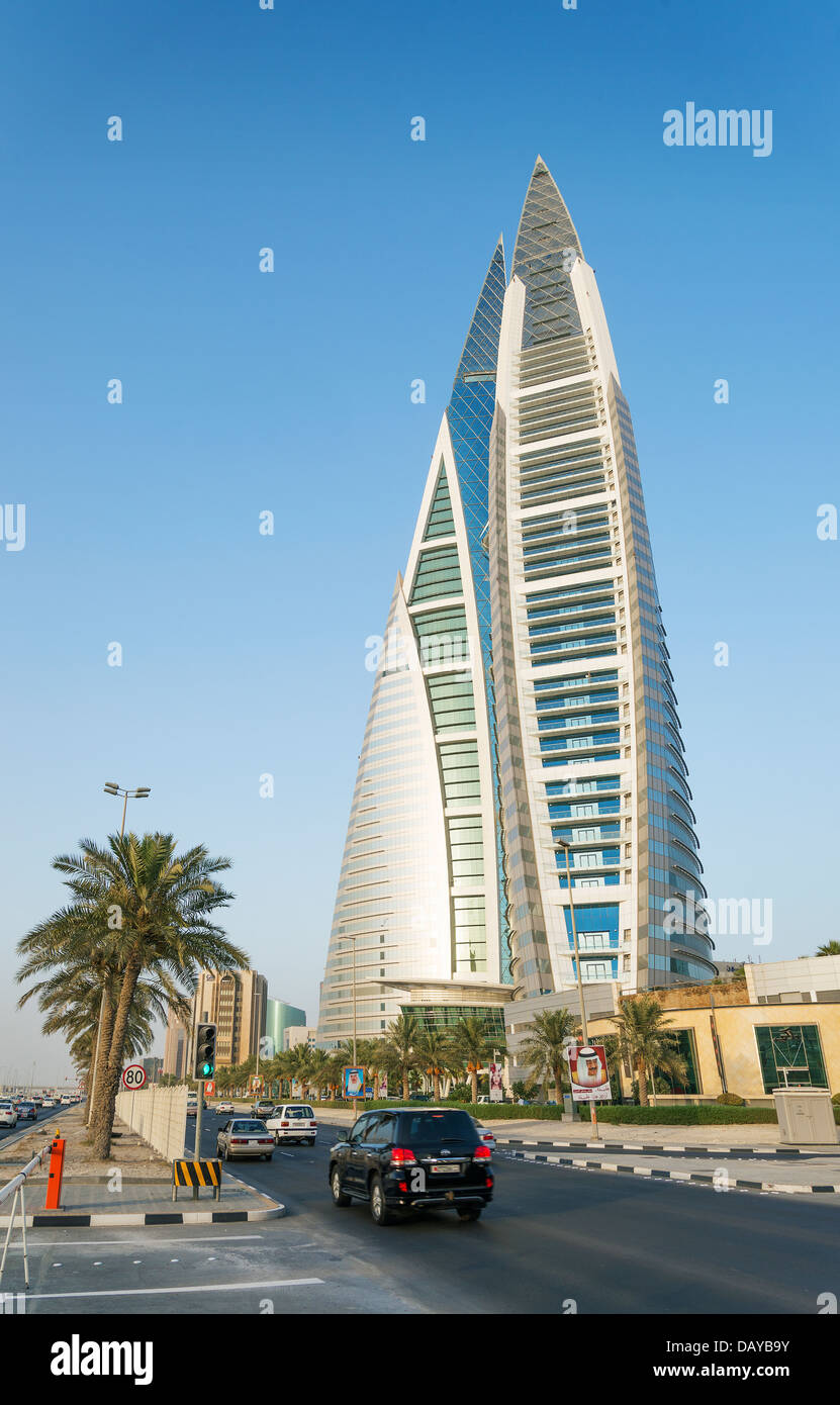 World Trade Center in Manama Bahrain Foto Stock