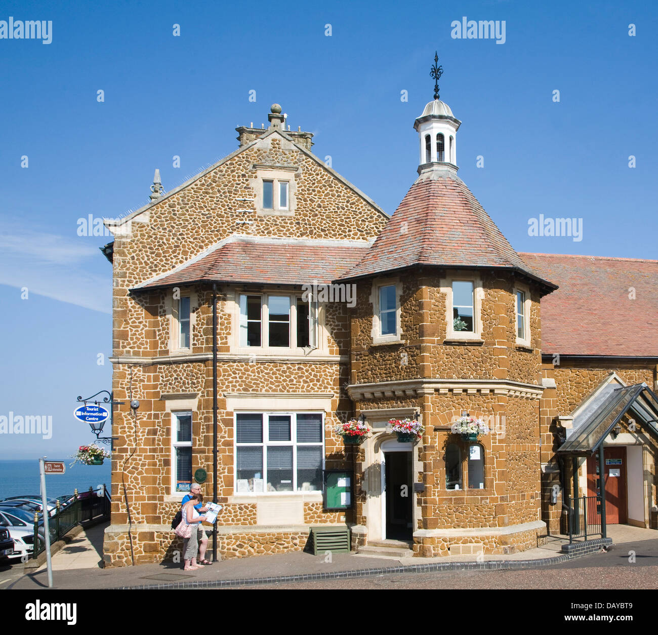 Municipio ufficio informazioni turistiche Hunstanton, Norfolk, Inghilterra Foto Stock