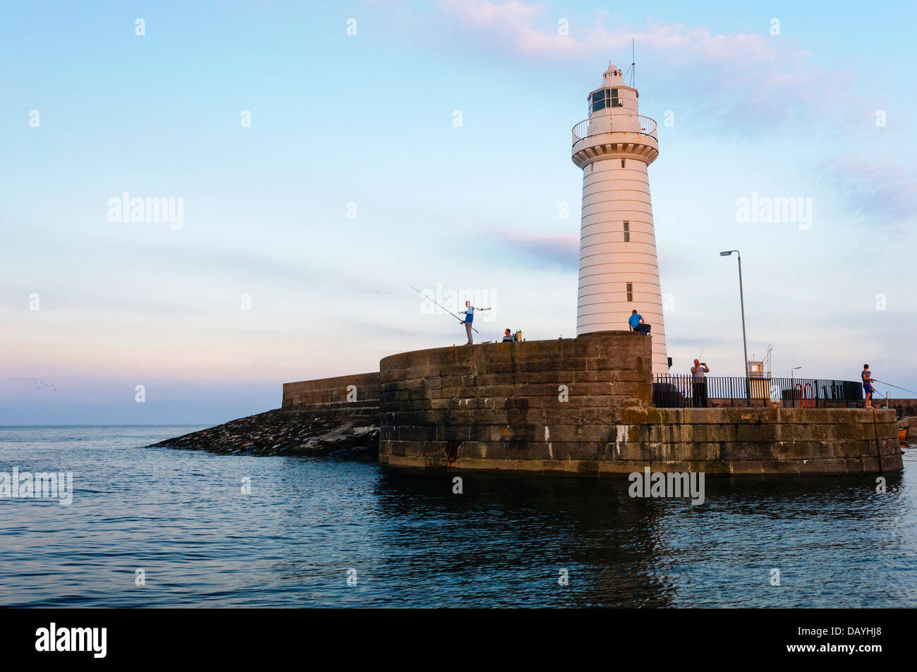 Donaghadee faro Foto Stock