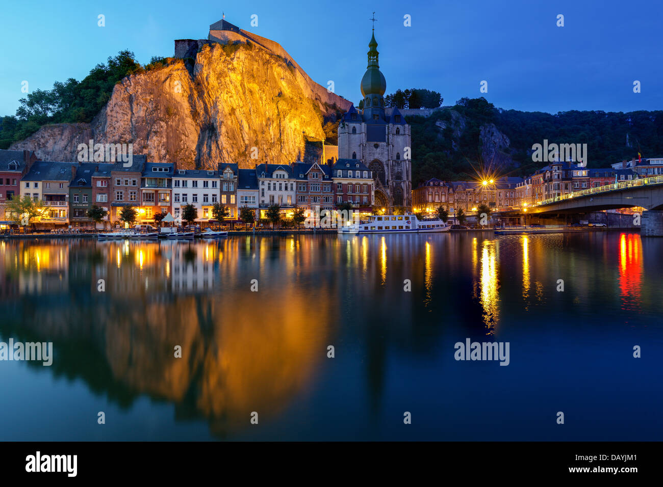 Dinant in Belgio Foto Stock