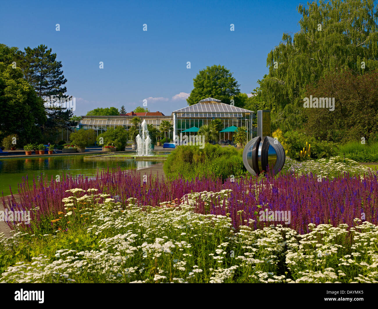EGA Park a Erfurt, Turingia, Germania Foto Stock
