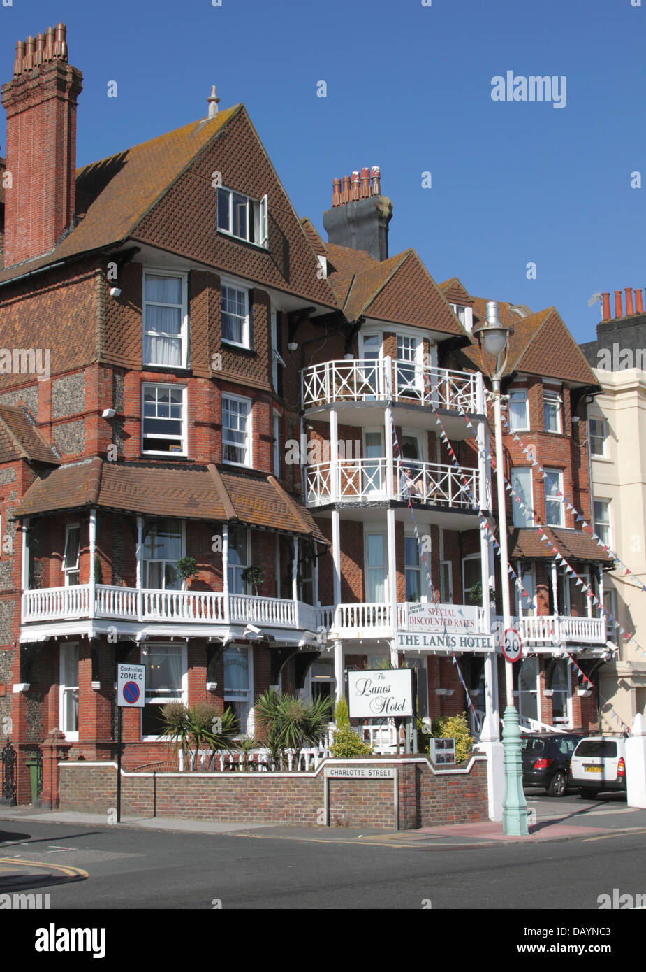 Le corsie Hotel su Marine Parade a Brighton Seafront Foto Stock