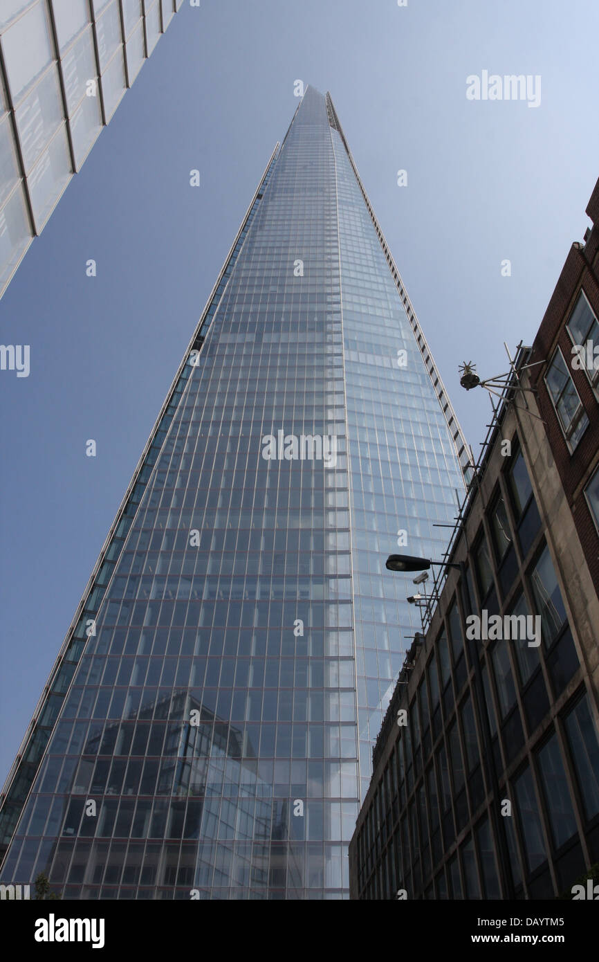 La shard progettato da Renzo Piano l'Europa è il più alto edificio in 1016 ft-310mt. ed è visibile da tutta Londra. Foto Stock