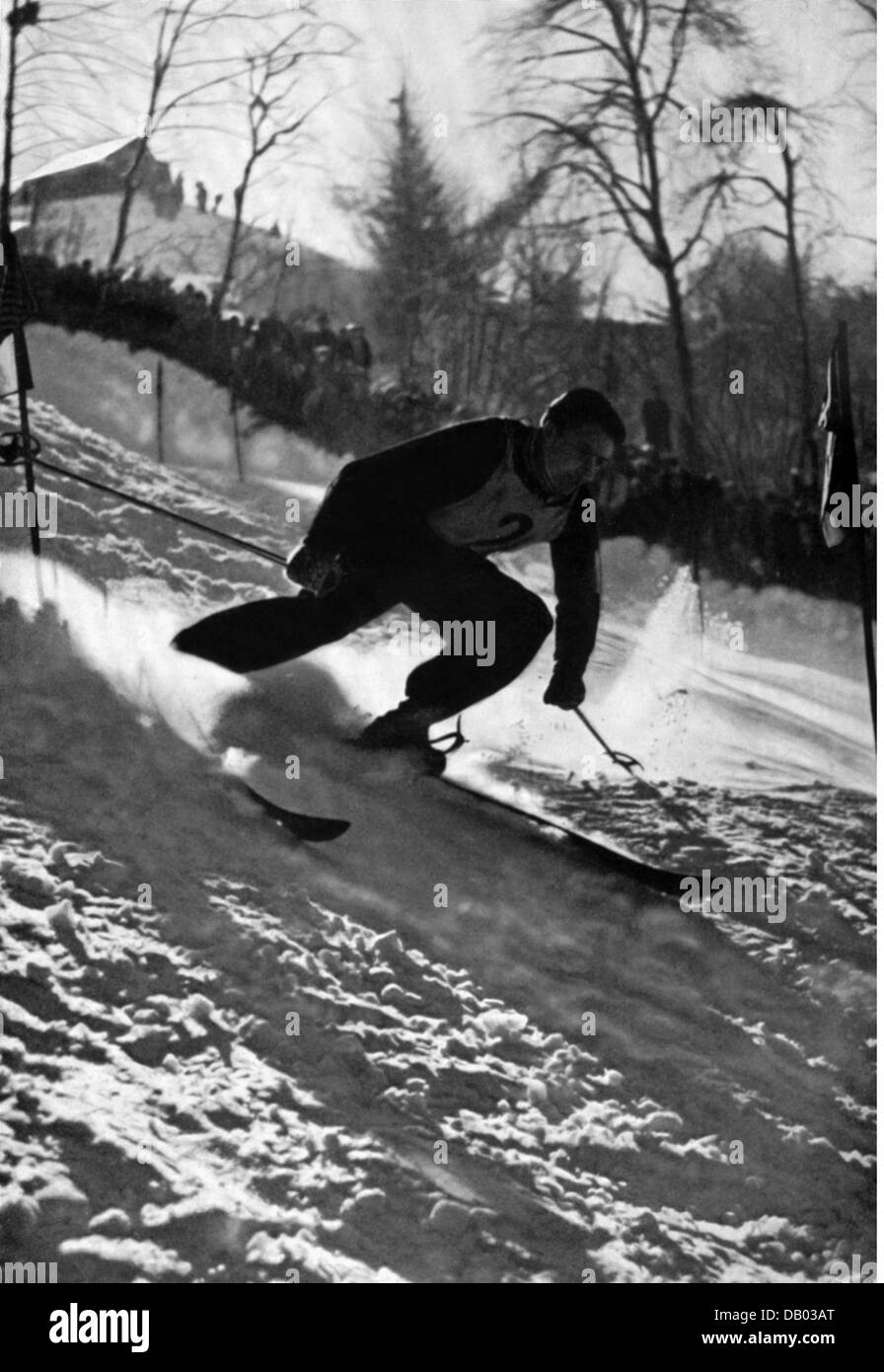 Sport, Giochi Olimpici, Garmisch-Partenkirchen 6.2.- 16.2.1936, diritti-aggiuntivi-non-disponibili Foto Stock