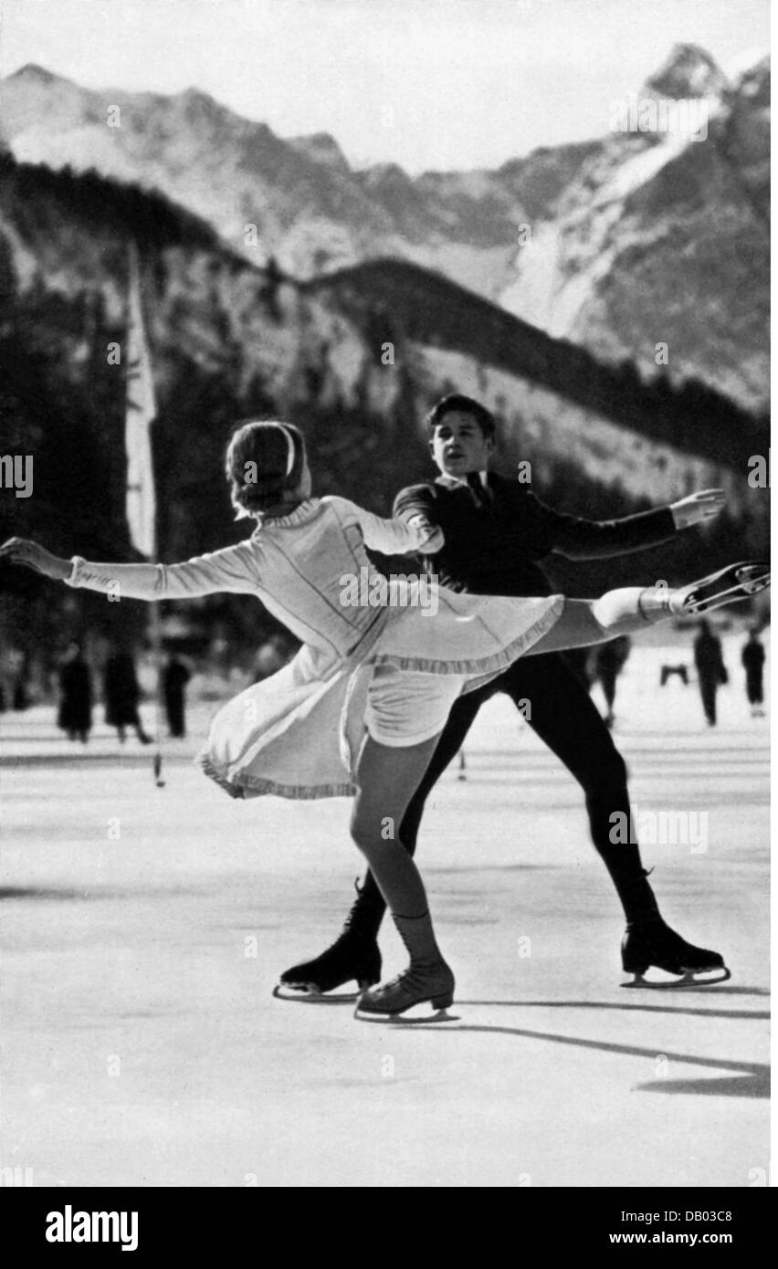 Sport, Giochi Olimpici, Garmisch-Partenkirchen 6.2.- 16.2.1936, diritti-aggiuntivi-non-disponibili Foto Stock