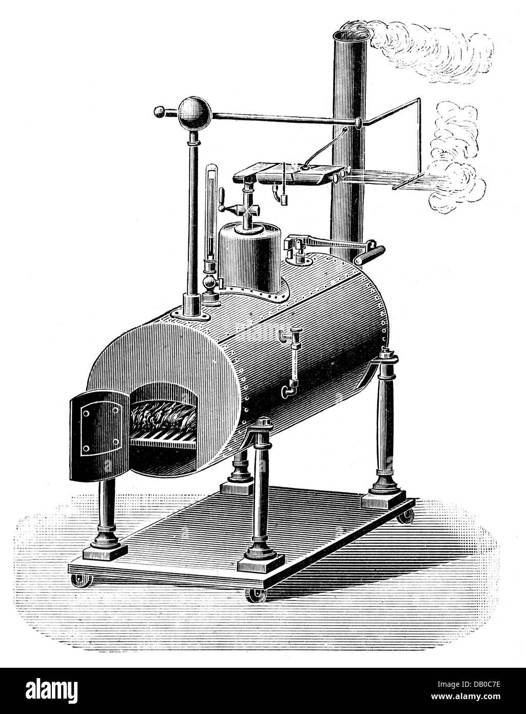 Energia, elettricità, macchina elettrica a vapore, inventata da William Armstrong (1810 - 1900), 1840, Additional-Rights-Clearences-Not Available Foto Stock