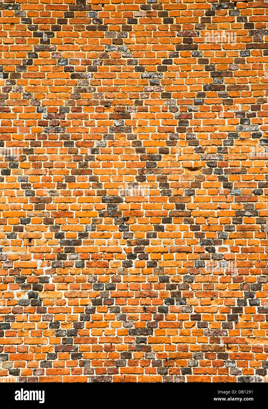 Tudor muratura in mattoni con struttura a diamante su una parete in corrispondenza della Vyne a Basingstoke, Hampshire, Inghilterra Foto Stock