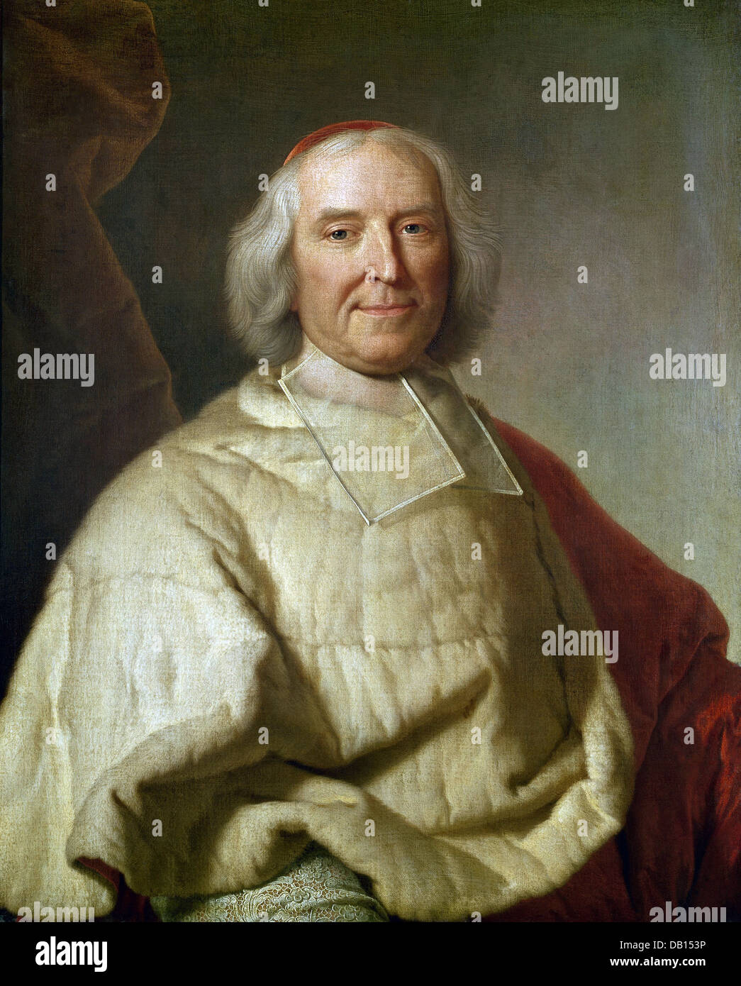 Hyacinthe Rigaud Il duomo di André Ercole, il cardinale de Fleury National Gallery di Londra Foto Stock