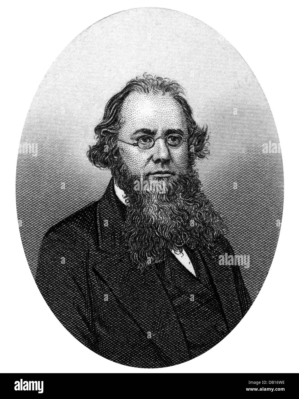 Stanton, Edwin McMasters, 19.12.1815 - 24. 2.1869, avvocato americano e uomo politico (Sost.), unisce i membri del Attorney General 20.12.1860 - 4.3.1861, Segretario della guerra 20.1.1862 - 28.5.1868, ritratto, acciaio incisione, circa 1865, artista del diritto d'autore non deve essere cancellata Foto Stock