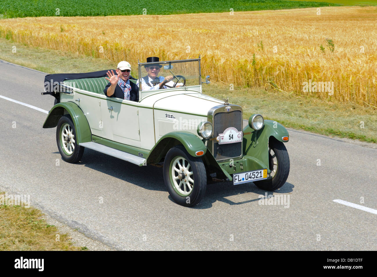 Wanderer W 10/1 Tourer, costruito nell'anno 1928, fotografia scattata a luglio 13, 2013 di Landsberg, Germania Foto Stock