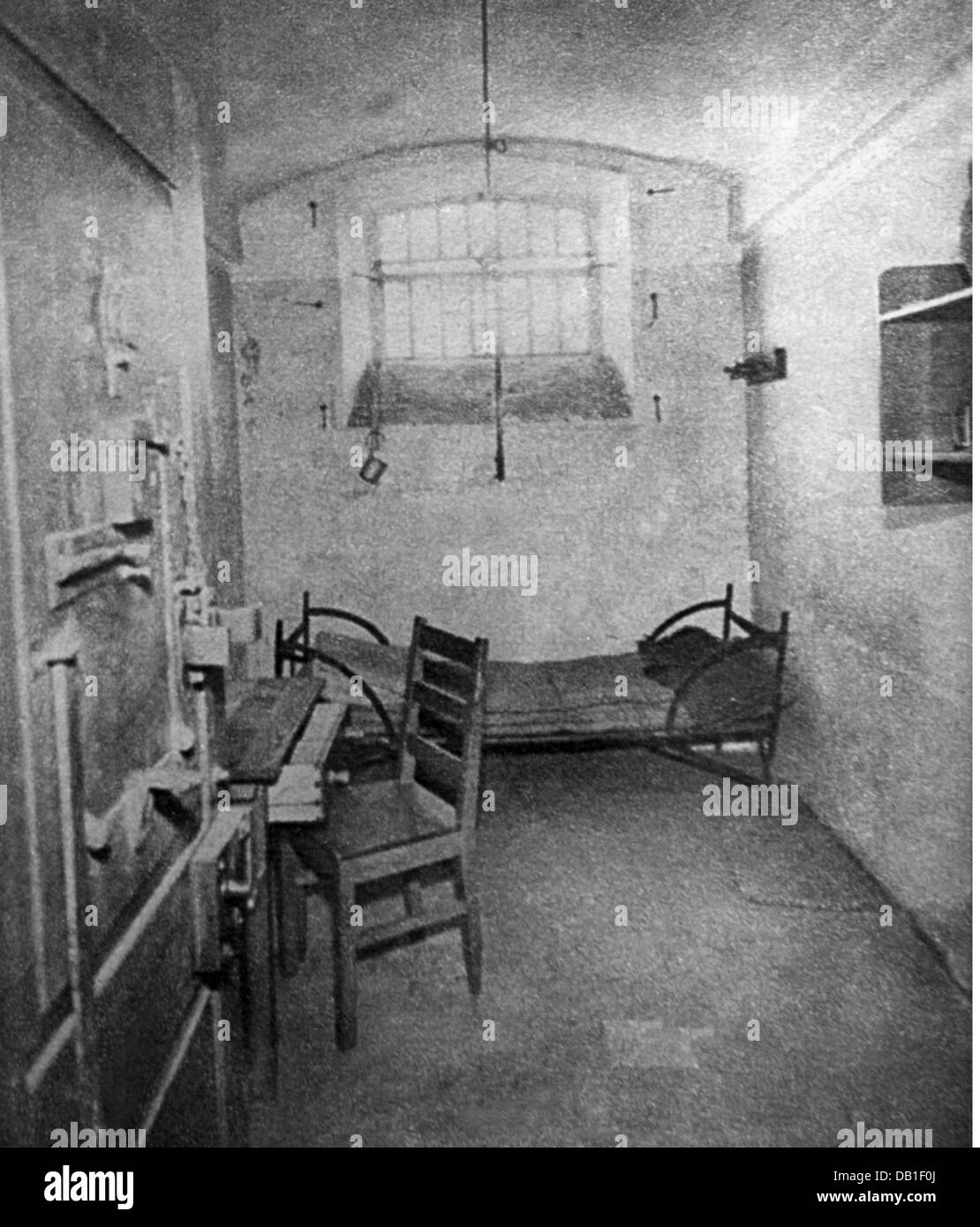 giustizia, cause legali, processi di Norimberga, processo contro i principali criminali di guerra, cella della morte, Norimberga, 1945 / 1946, diritti aggiuntivi-clearences-non disponibile Foto Stock