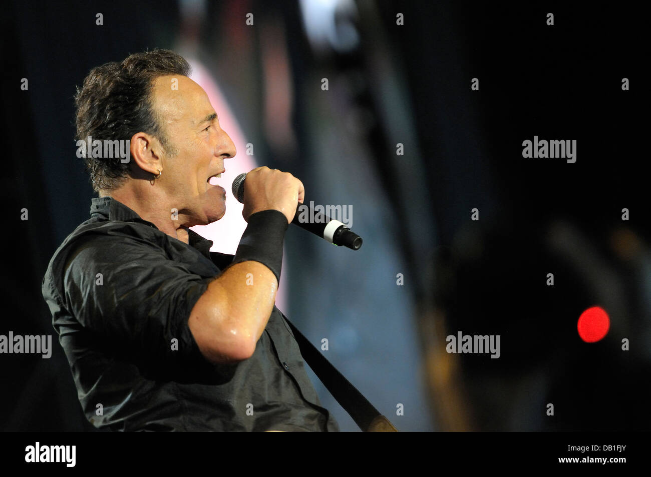 Bruce Springsteen in concerto a Roma, Italia, 2013 Foto Stock