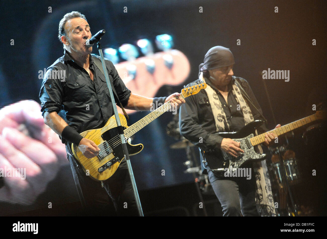 Bruce Springsteen in concerto a Roma, Italia, 2013 Foto Stock