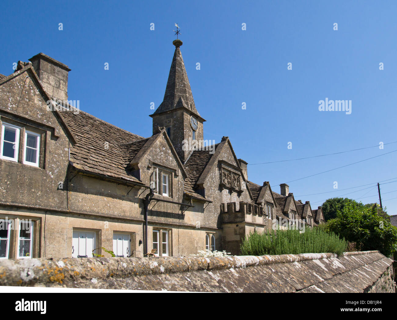 Marshfield è un piccolo villaggio di South Gloucestershire England Regno Unito Old School House Foto Stock