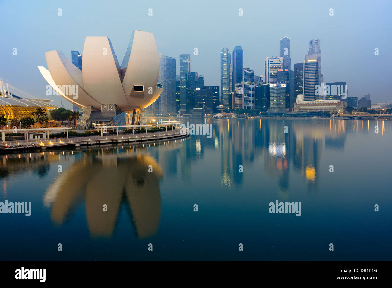 Marina Bay, Singapore. Foto Stock