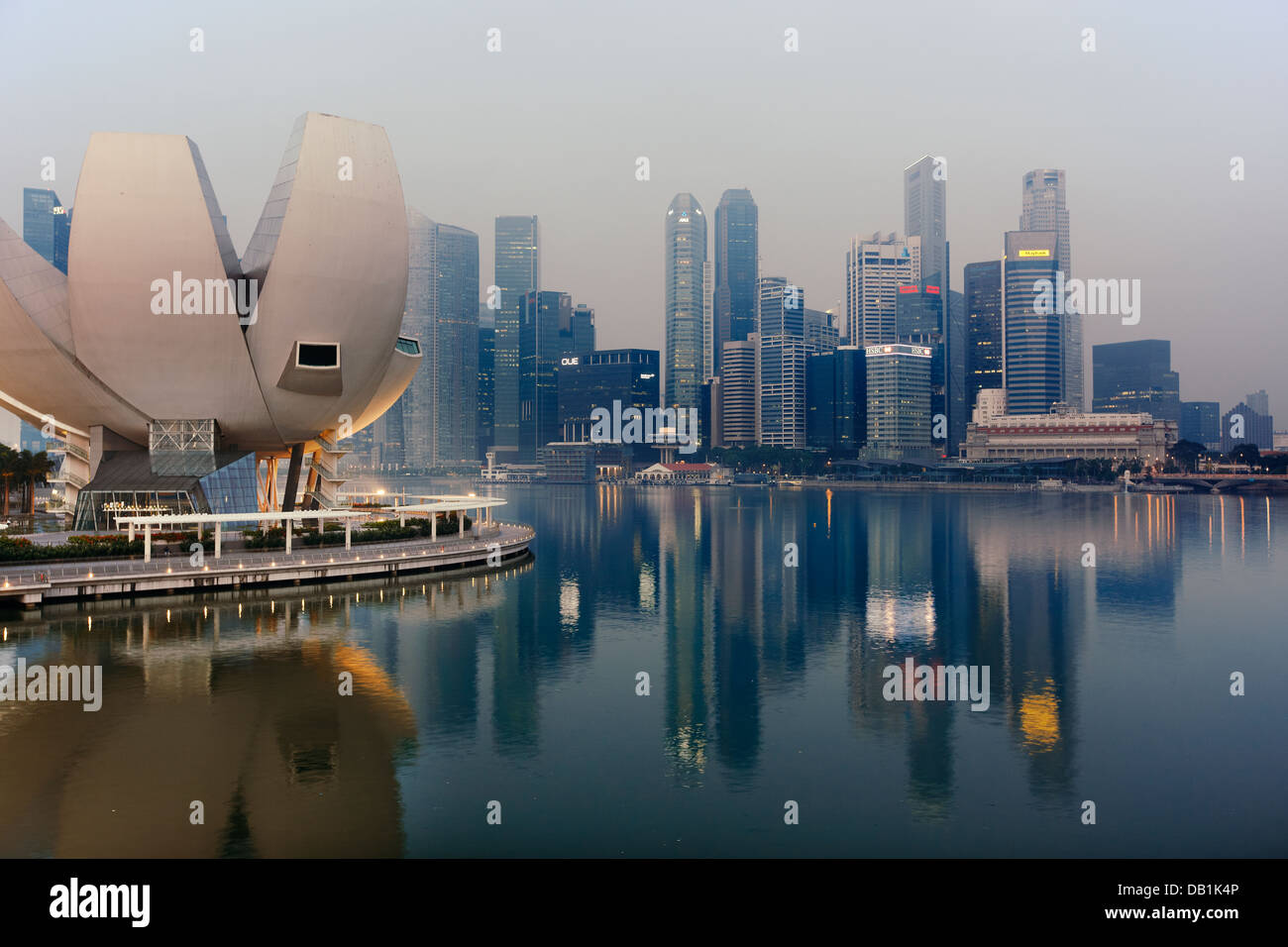 Marina Bay, Singapore. Foto Stock