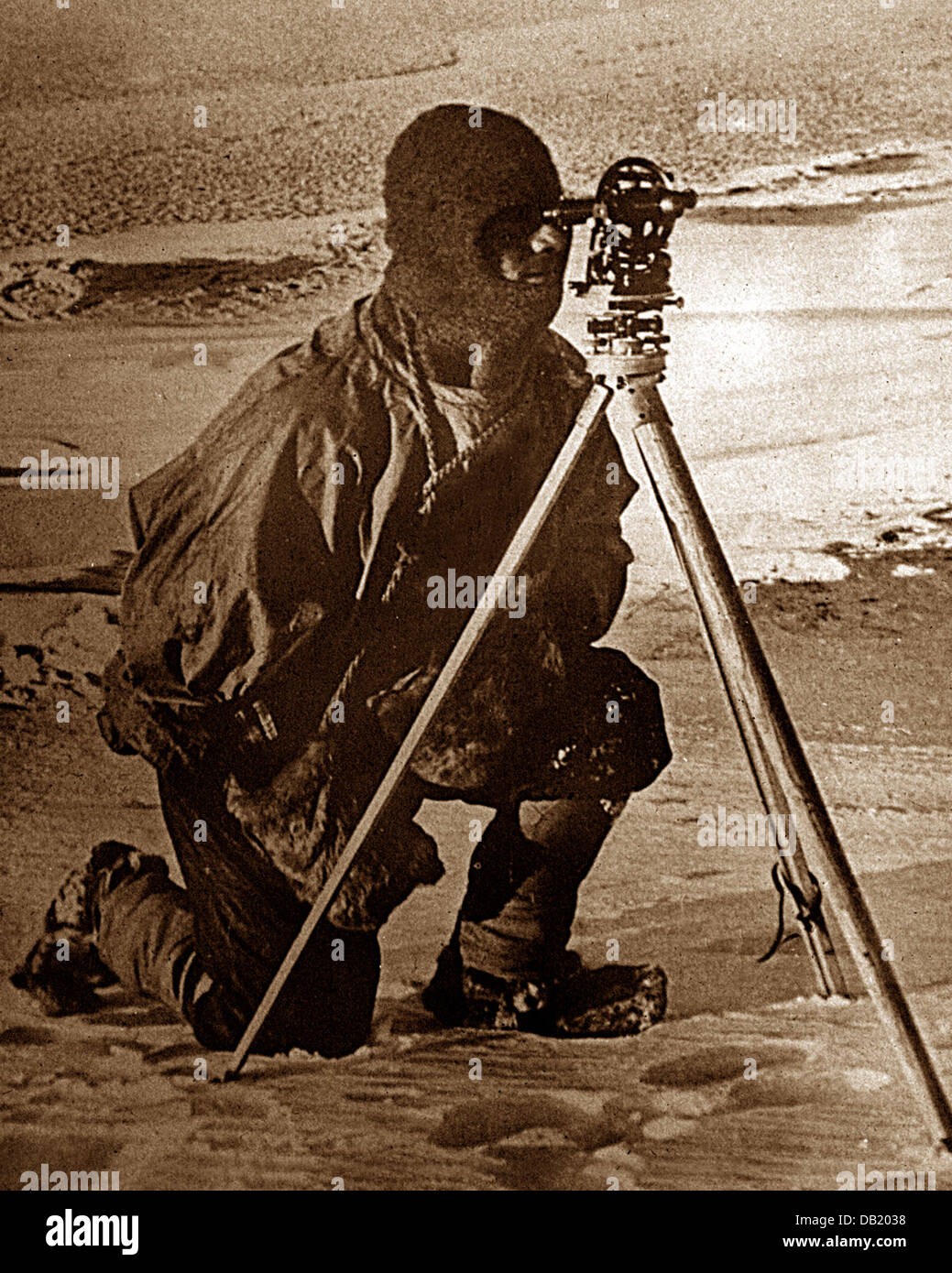 Scott spedizione in Antartide tenente Evans Ottobre 1911 Foto Stock