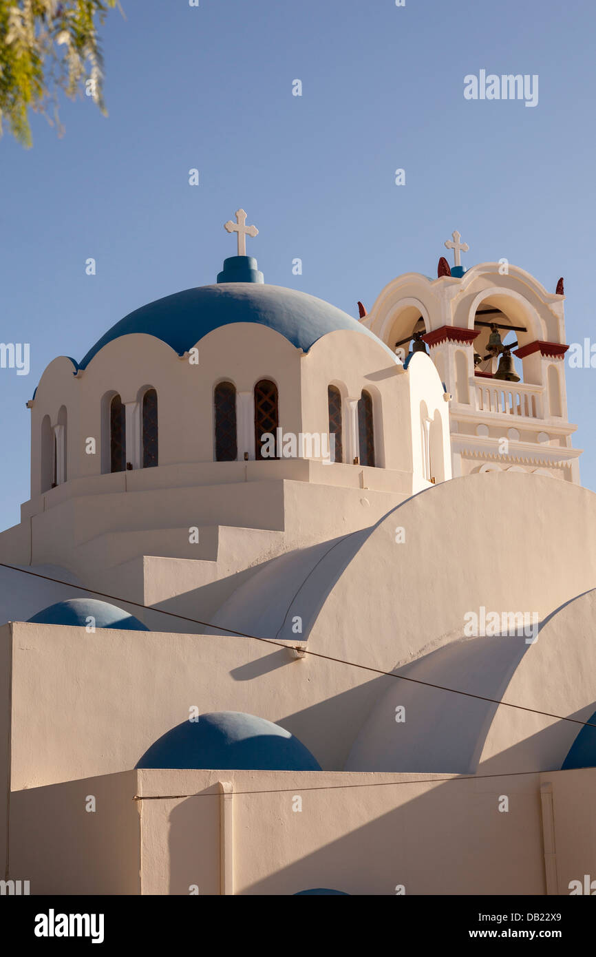 Emporio chiesa, Santorini, Grecia Foto Stock