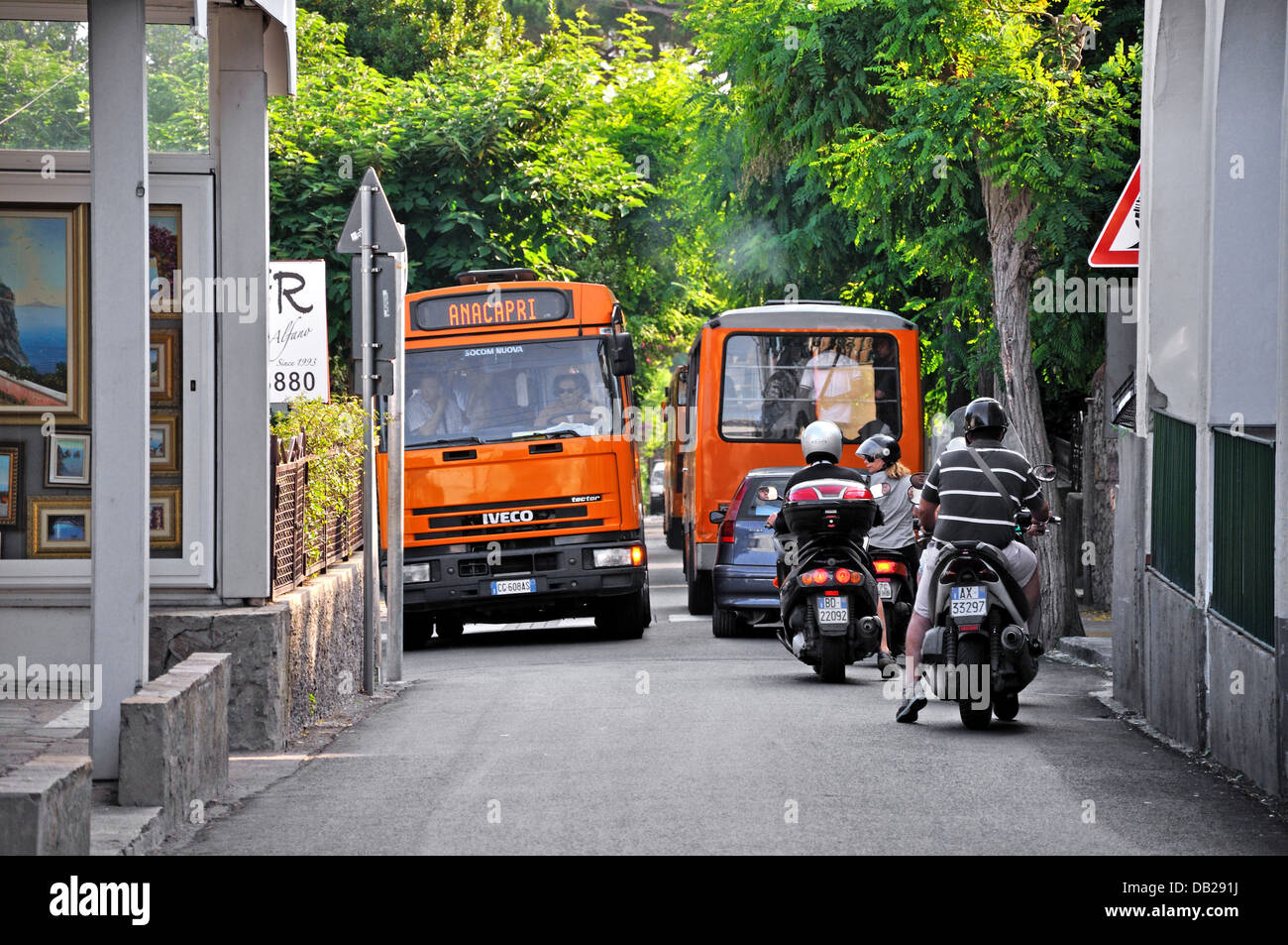 Anacapri Isola di Capri ITALIA Foto Stock