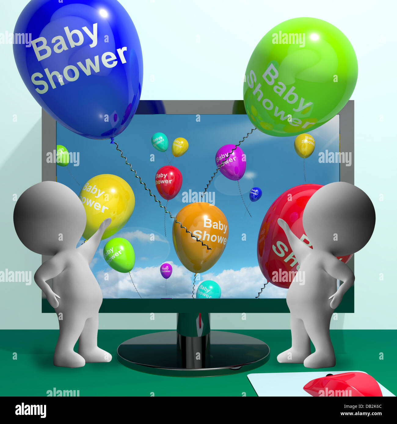 Palloncini baby shower immagini e fotografie stock ad alta risoluzione -  Alamy