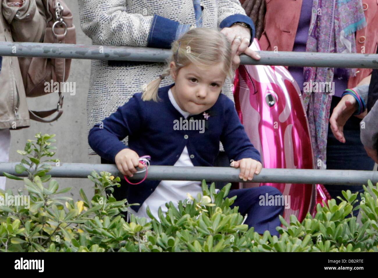 La principessa Leonor visite Zoo di Madrid, Spagna - 02.04.11 disponibile solo per la pubblicazione negli Stati Uniti. Non disponibile per Foto Stock