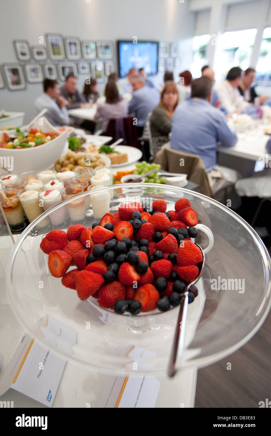 Marquee Corporate Area Hospitality Radisson Hotels i campionati di Wimbledon 2012 Foto Stock