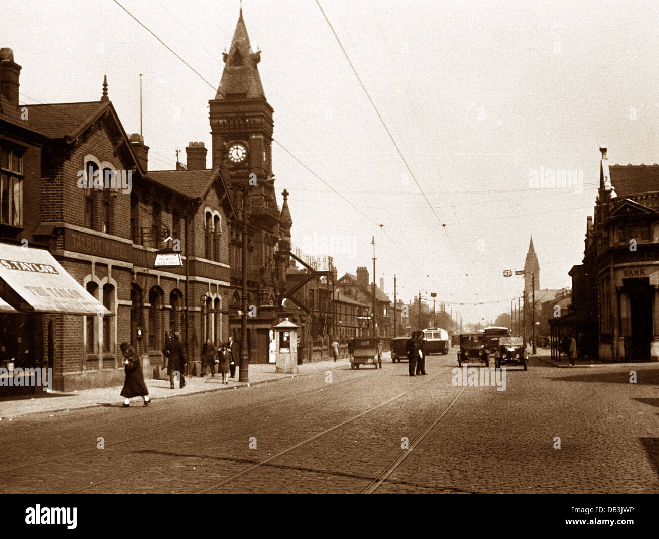 Stretford Chester Road probabilmente 1920s Foto Stock