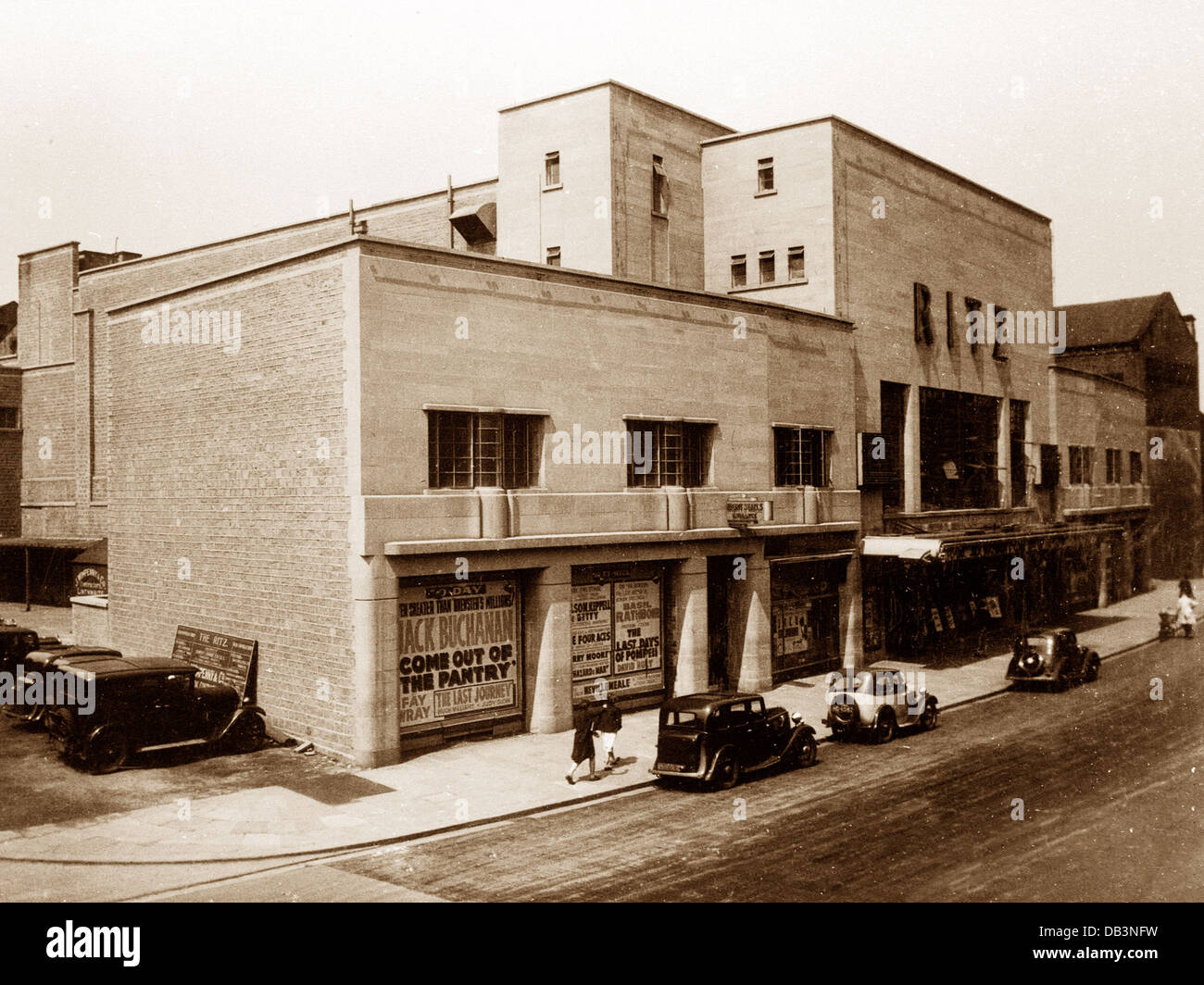 L Huddersfield Ritz Cinema eventualmente 1940s Foto Stock