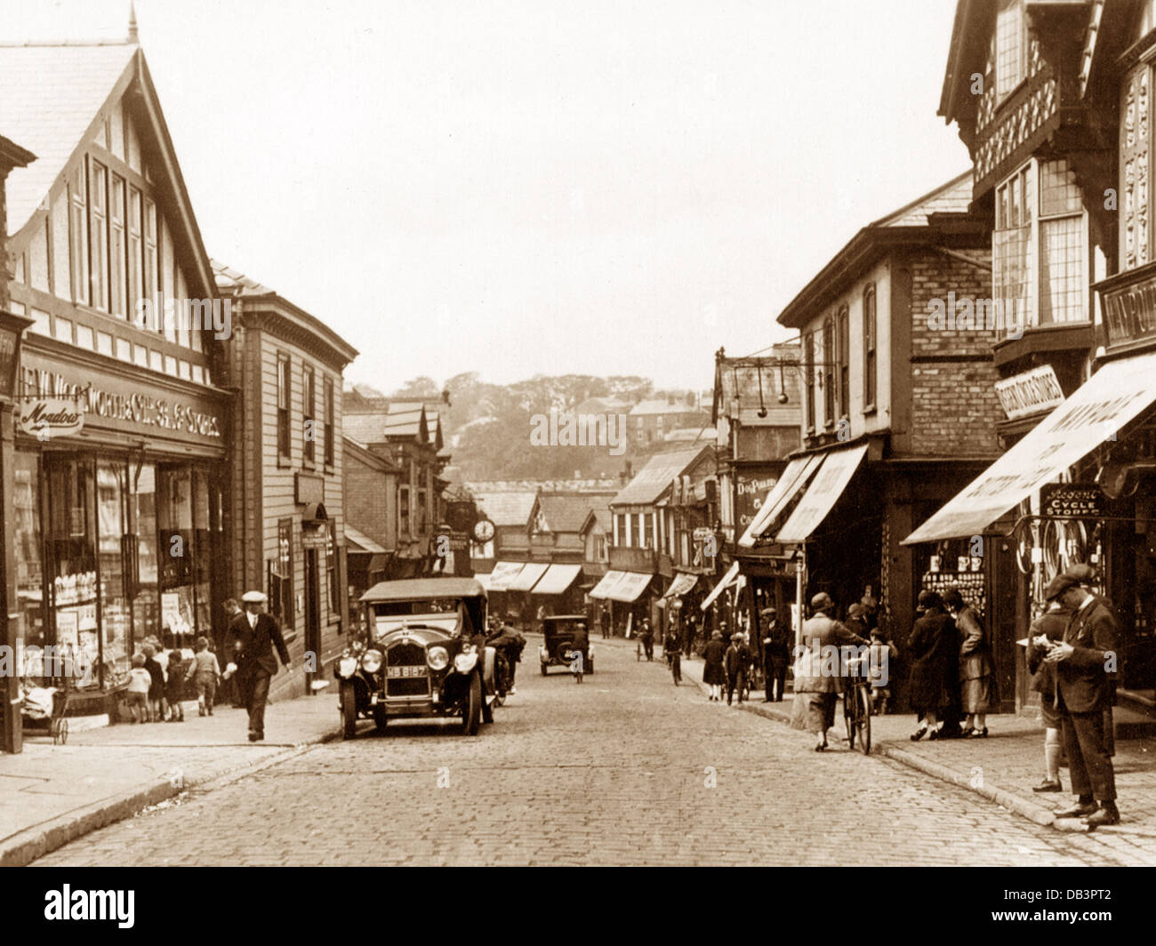 Northwich Witton Street probabilmente 1930s Foto Stock