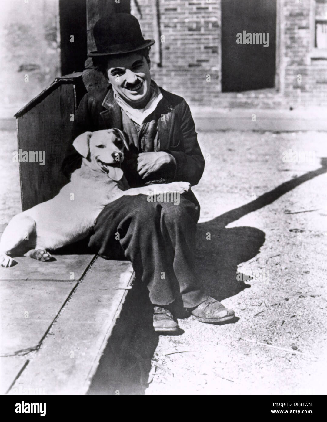 Charlie Chaplin - CHARLOT UN CANE LA VITA prima foto nazionali, 1918. Diretto da Charlie Chaplin Foto Stock