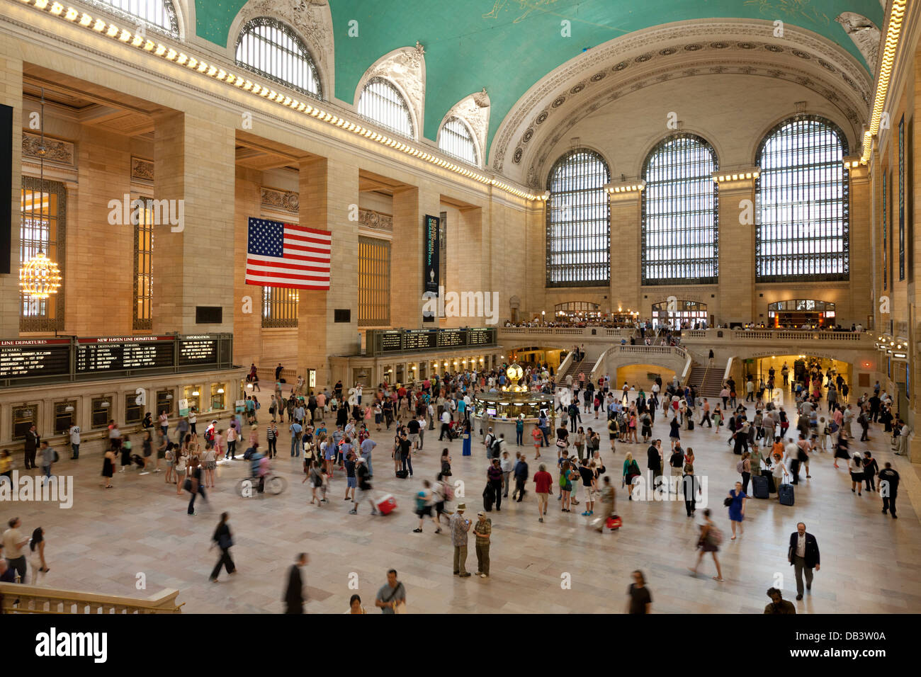 Grand Central Terminal Hall di New York City Foto Stock