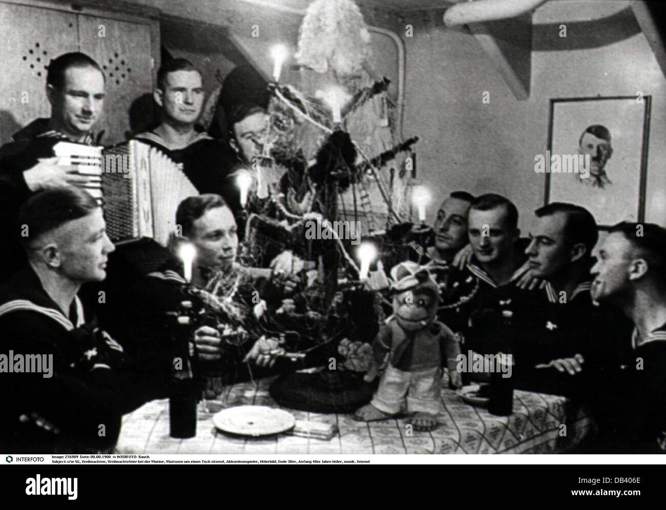 Natale, marinai Kriegsmarine festeggiando Natale, circa 1940, diritti aggiuntivi-clearences-non disponibile Foto Stock