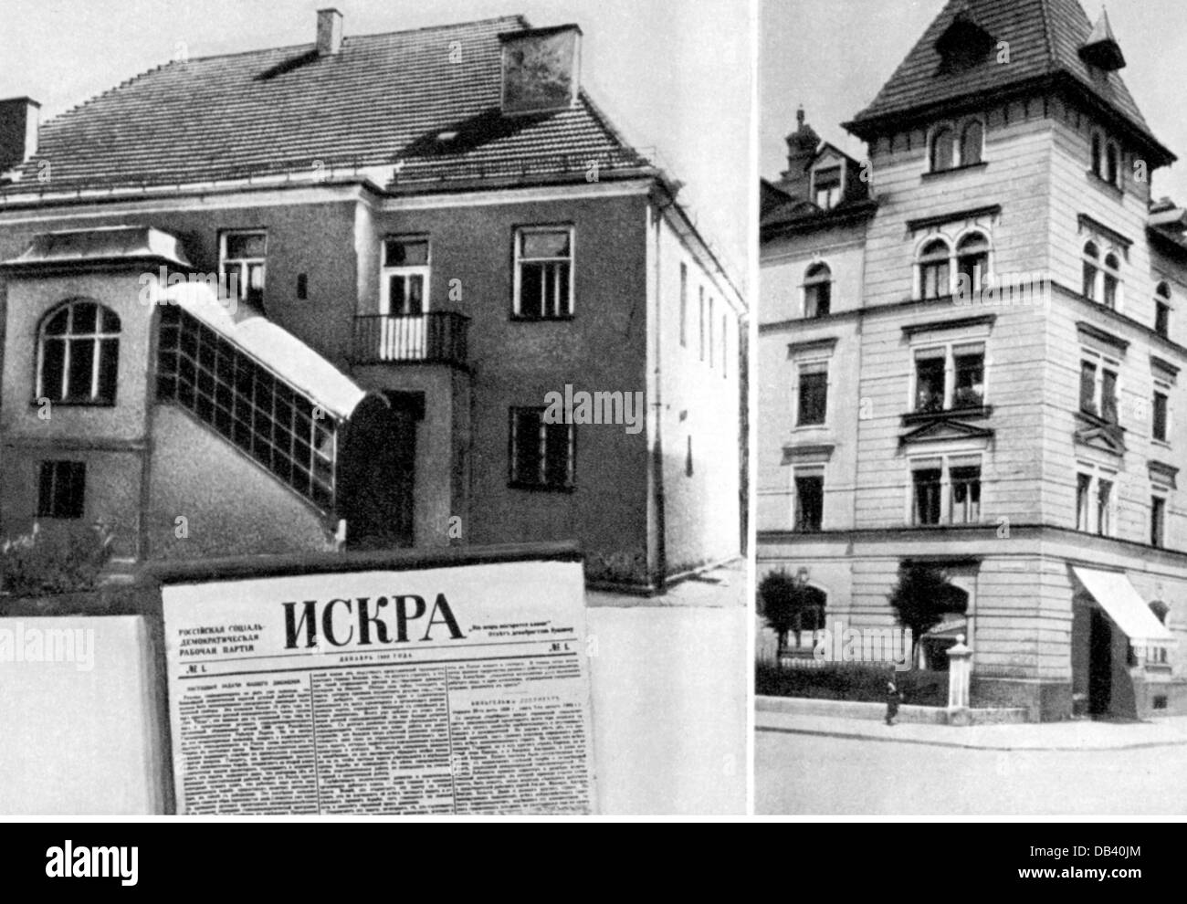Lenin (Vladimir Ilyich Ulyanov), 22.4.1870 - 21.1.1924, politico russo, case a Monaco di Baviera, dove ha vissuto dal 1900 al 1901 e redazione il giornale 'Iskra', vista esterna, 20th secolo, Foto Stock