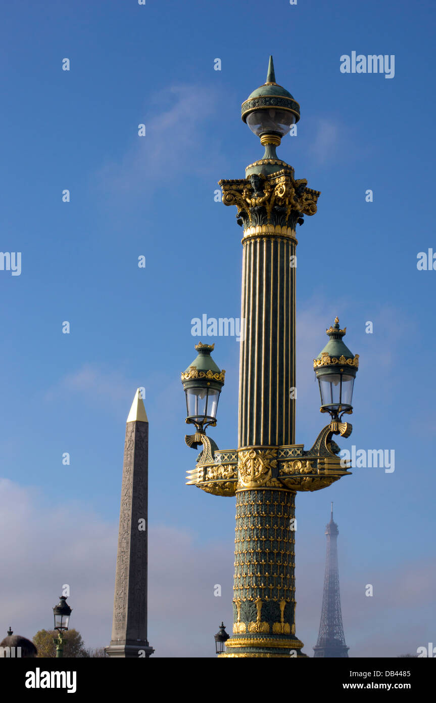 Europa, Francia, Parigi, Place de la Concorde Foto Stock