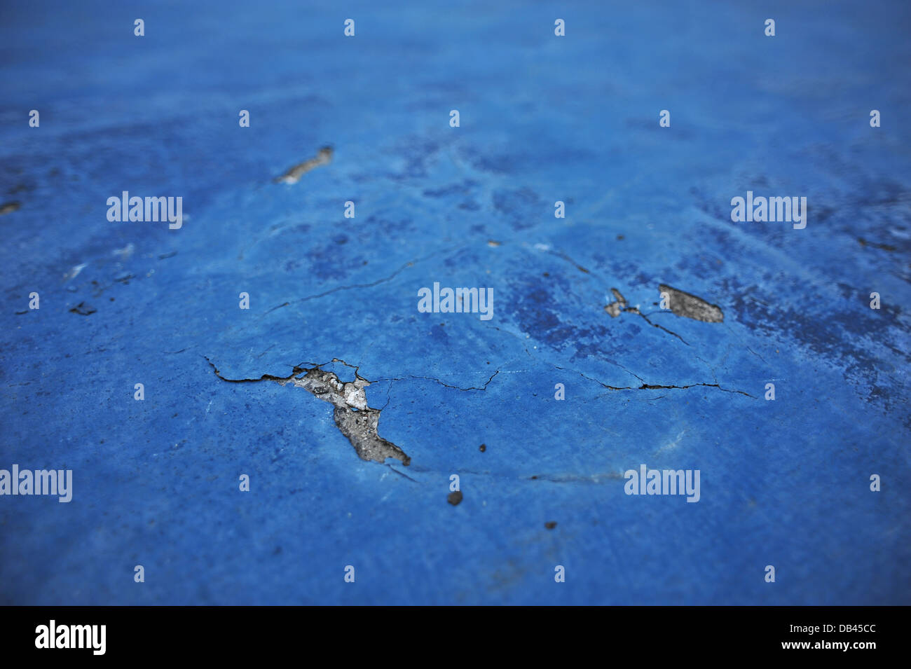 Sport danno al pavimento Foto Stock