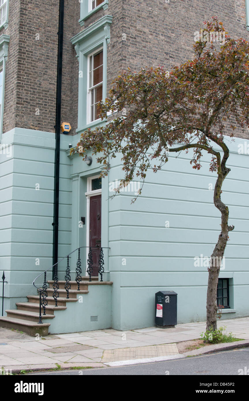 Chalcot Crescent house Primrose Hill Londra Foto Stock