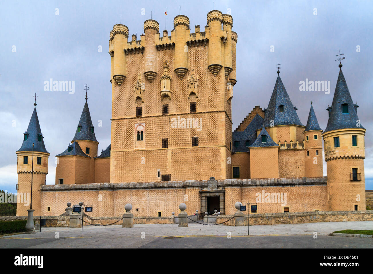 Castello / Alcazar of Segovia (Spagna) Foto Stock