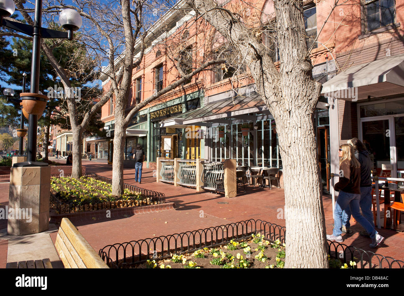 Mall, Boulder, Colorado, STATI UNITI D'AMERICA Foto Stock