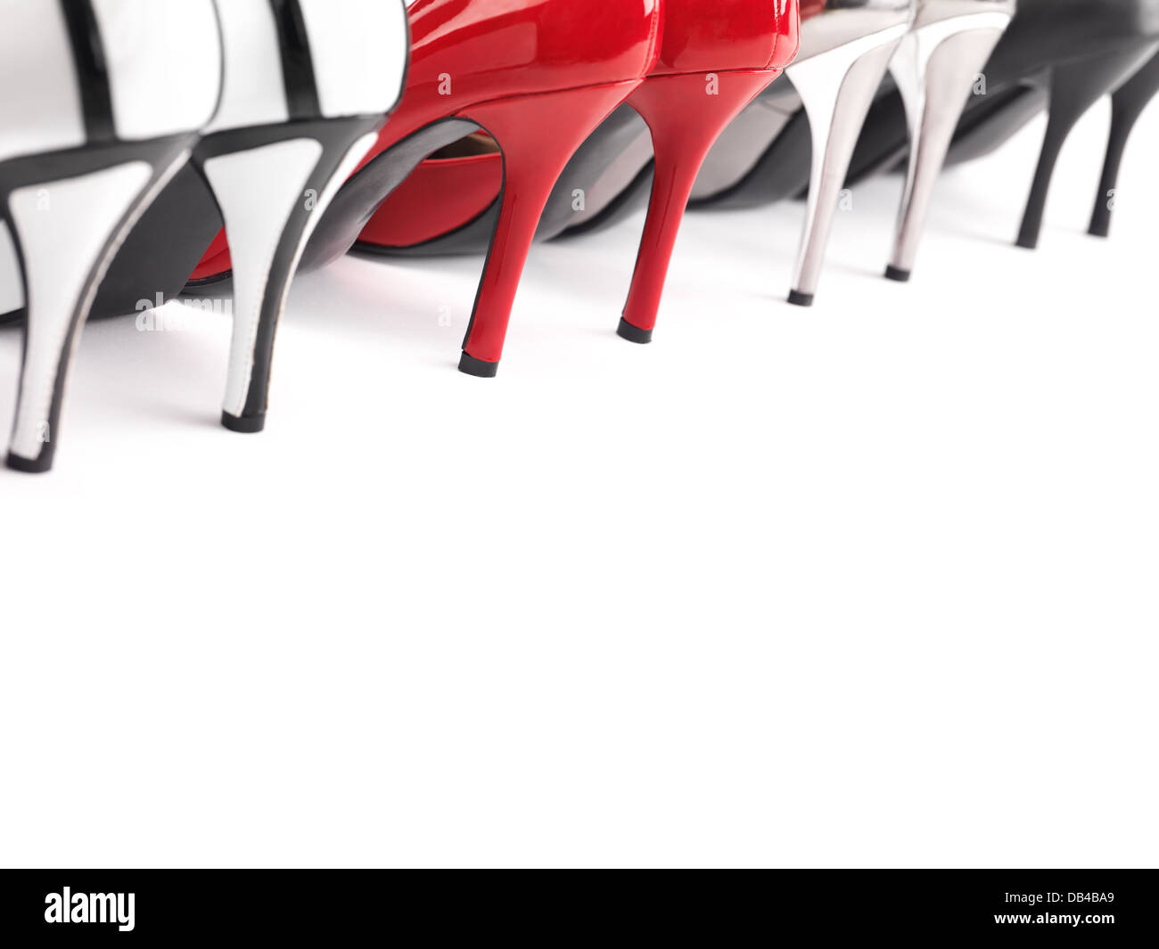 Veelau Meieer Scarpe Donna Con Tacco Alto Laccate - Stiletto Con Platform 15cm E Lacci Decorativi, Décolleté Eleganti In Vernice, Scarpe Da Sera Per Donne