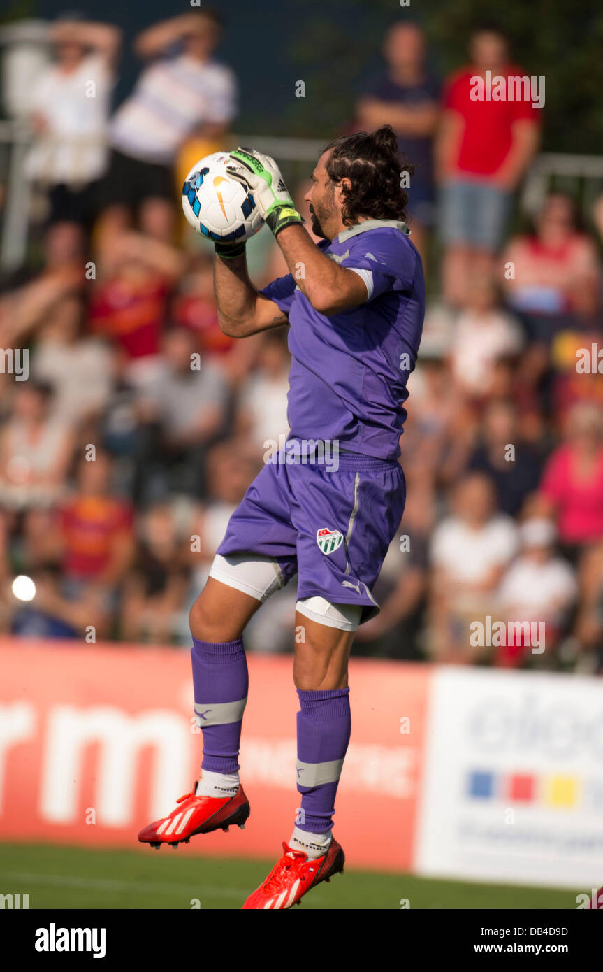 Sebastian Frey (Bursaspor), 21 luglio 2013 - Calcio : amichevole tra Roma 1-1 Bursaspor a Riscone Stadium di Riscone, Italia. (Foto di Maurizio Borsari/AFLO) Foto Stock