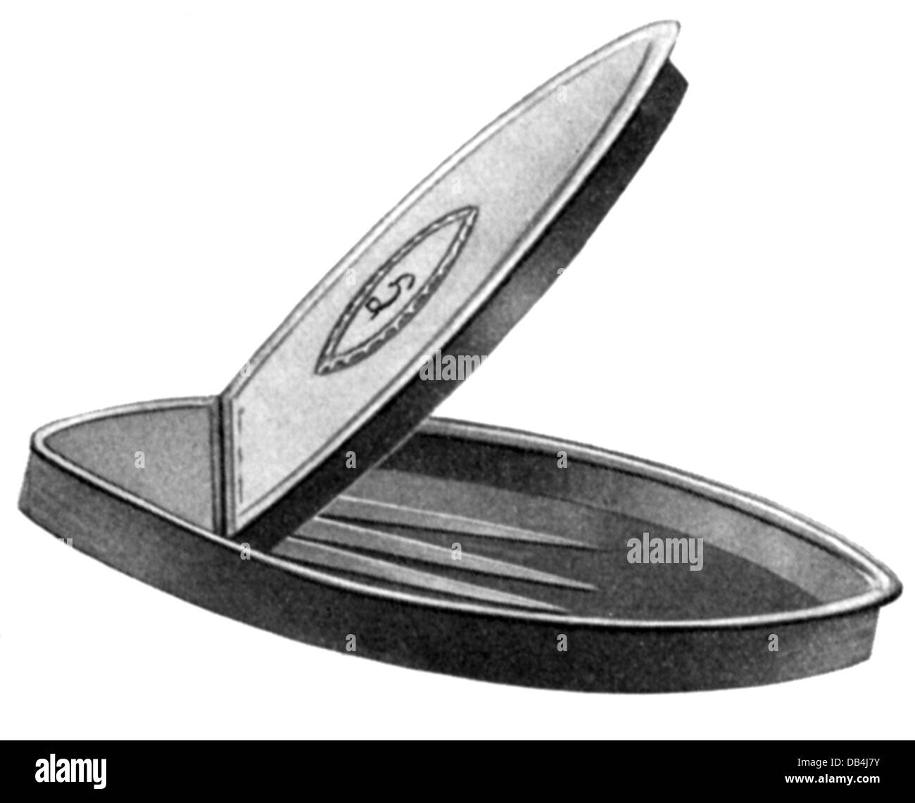 Goethe, Catharina Elizabeth, 19.2.1731 - 13.9.1808, madre di Johann Wolfgang von Goethe, il suo caso di stuzzicadenti, circa 1750, disegno, 19th secolo, Foto Stock