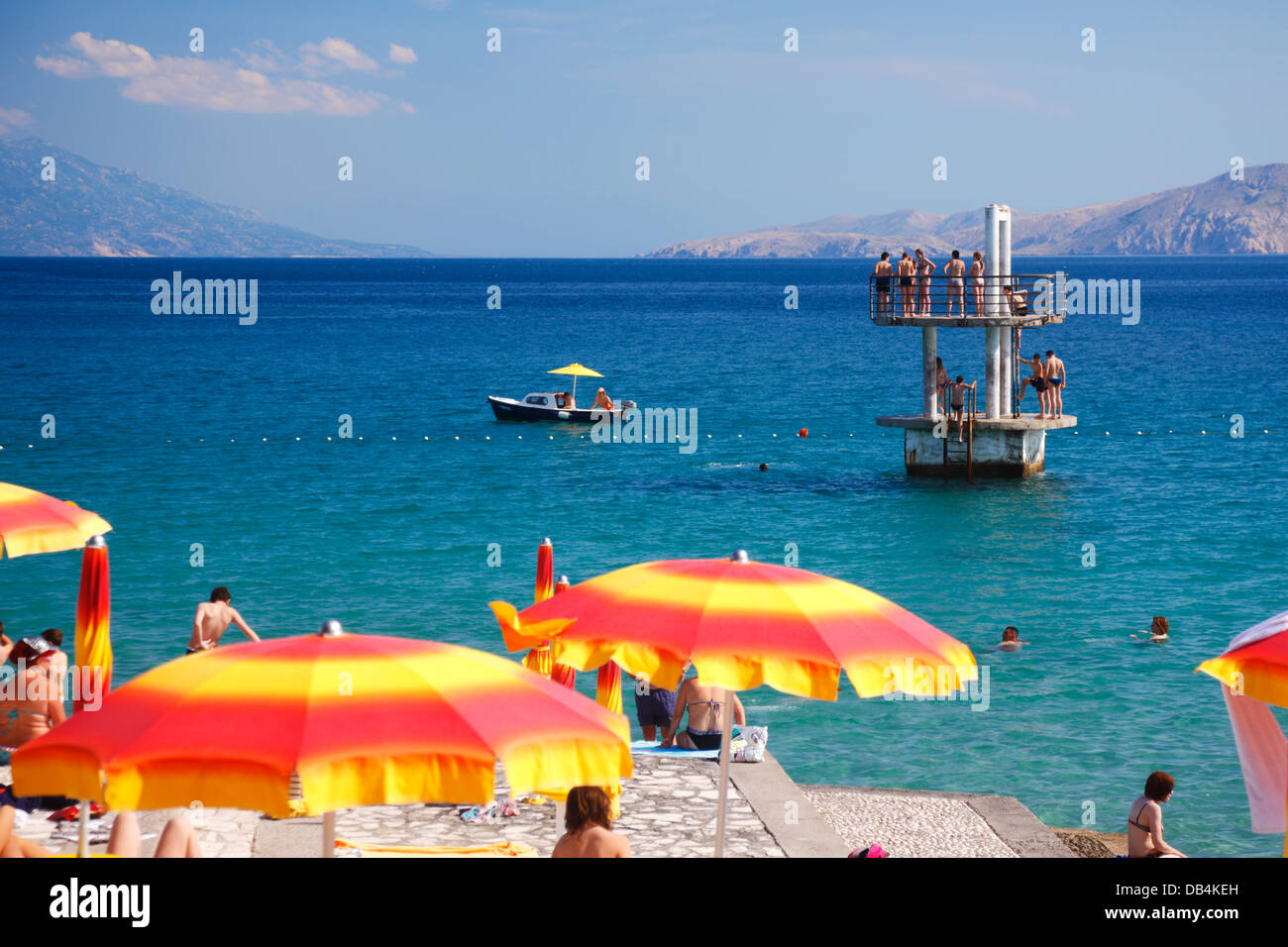 Novi Vinodolski Croazia Foto Stock