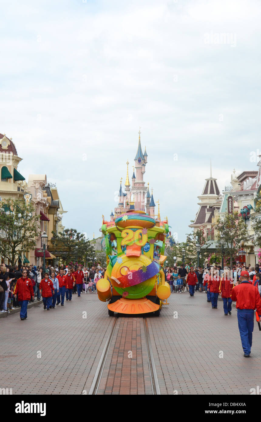 Eurodisney Parade Foto Stock