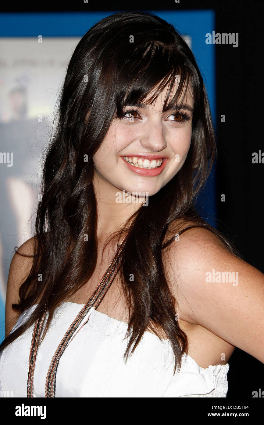 Rebecca Black Prima mondiale di "Prom" al El Capitan Theatre Hollywood, California - 21.04.11 Foto Stock