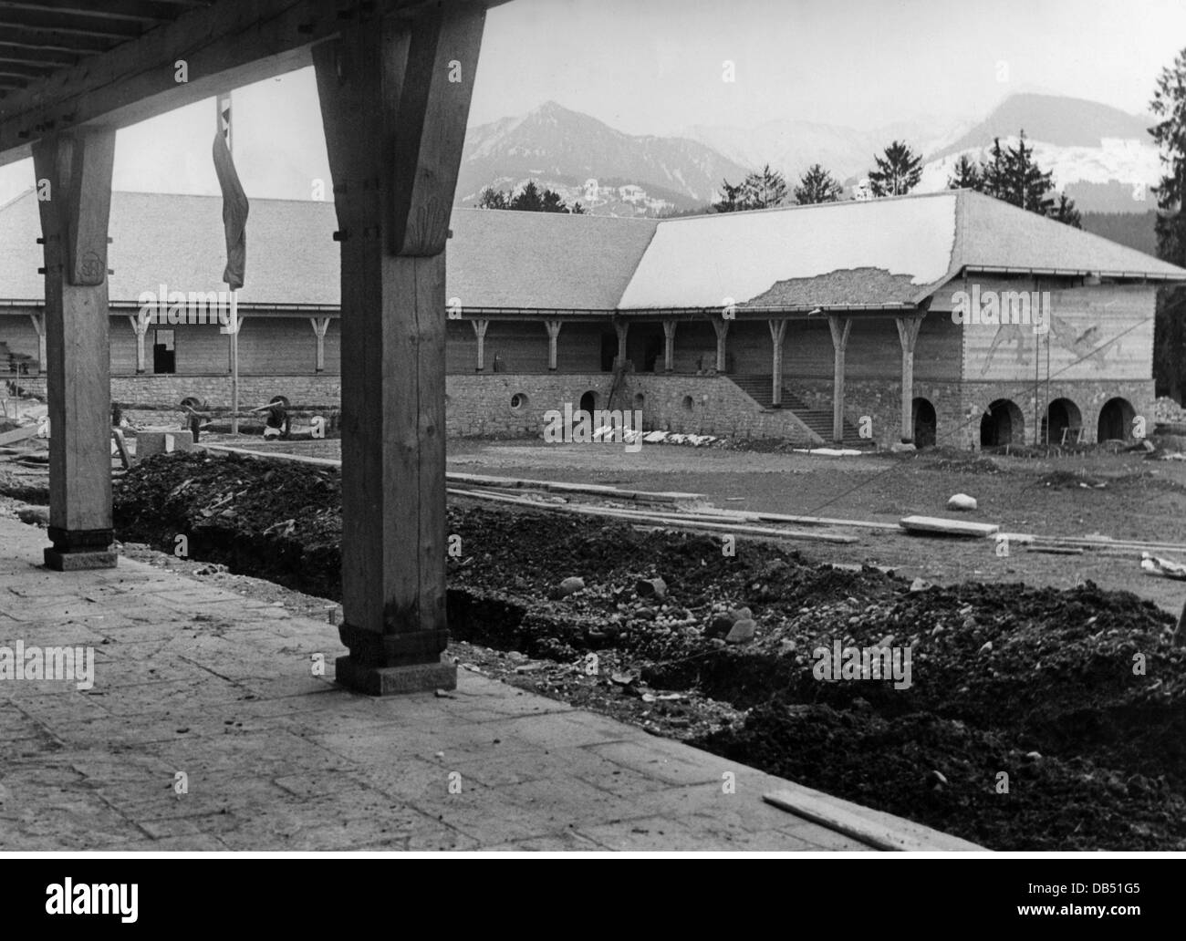 Nazional socialismo, architettura, Brown House, Monaco, vista interna, senat Hall, 1930, diritti aggiuntivi-clearences-non disponibile Foto Stock