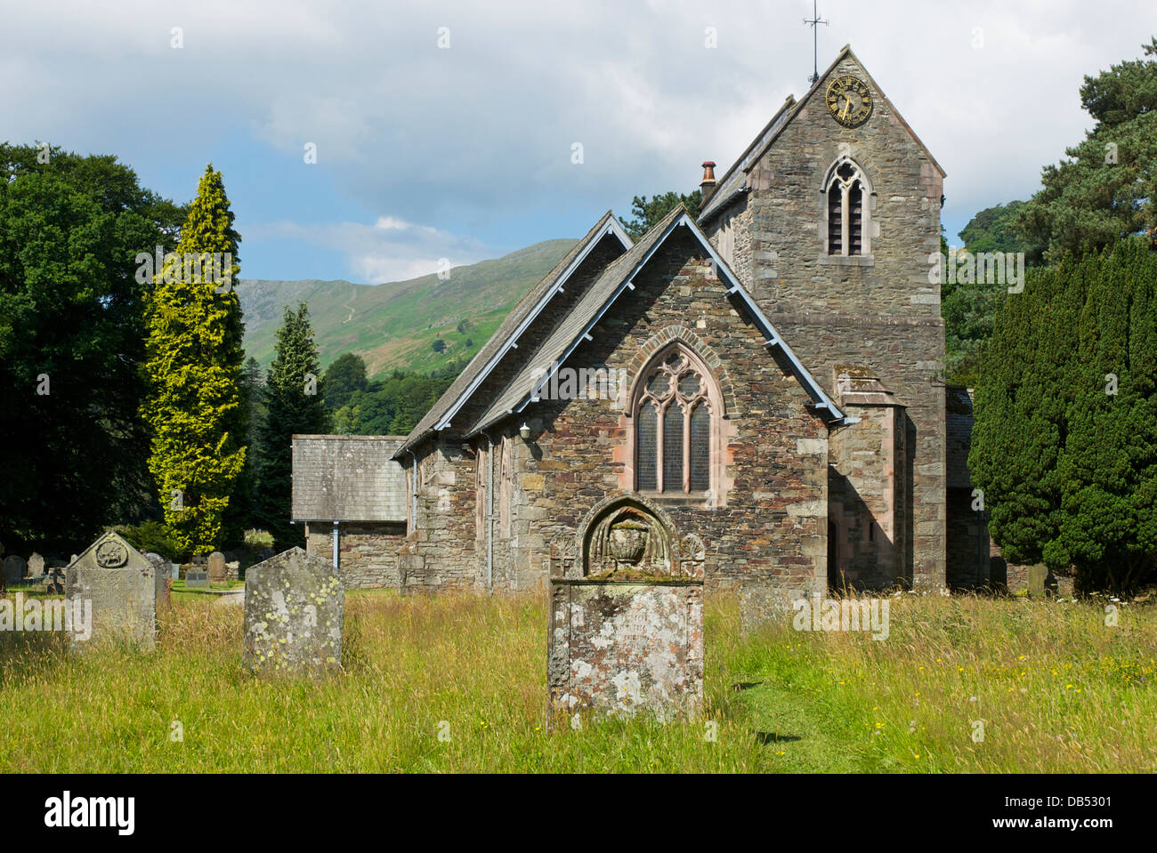St Patrick, nel villaggio di Patterdale, Parco Nazionale del Distretto dei Laghi, Cumbria, England Regno Unito Foto Stock
